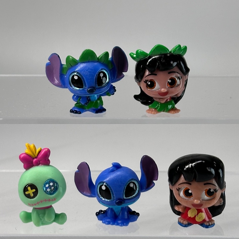 Disney Doorables LILO & STITCH Complete Series 4 Set of‎ 5 Figures Scrump RARE
